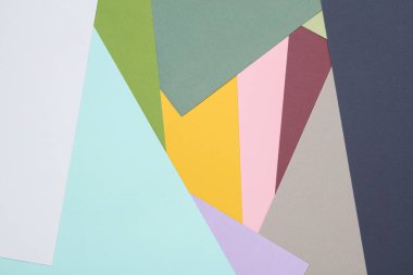 Renkli kağıt sayfalarından yaratıcı arkaplan