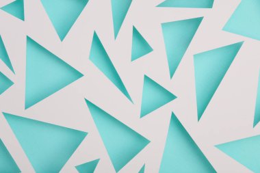 Kağıdı üçgen şeklinde kes. Soyut arkaplan