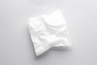 Kırışık arka planda buruşmuş kağıt peçete