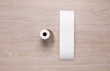 Masaya bantla ve bantla. Üst görünüm