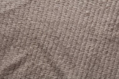 Bej örülmüş kumaş dokusu