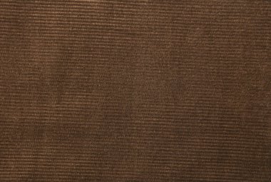 Kahverengi kadife kadife kumaş. Yakın plan.