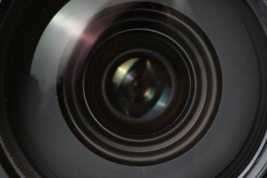 Profesyonel lens camlarını kapatın.