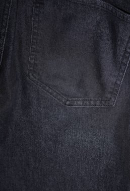 Koyu gri kotun arka cebi