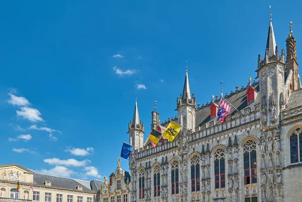 Brygge Belgien Provincial House Palatset Burg Square — Stockfoto