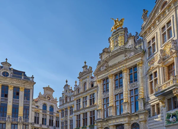 Brussel Beigium Het Brouwershuis Andere Adellijke Paleizen Grote Markt — Stockfoto