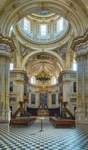 Bergamo Italy March 2017 Nave Alexader Cathedral — Stock Photo, Image