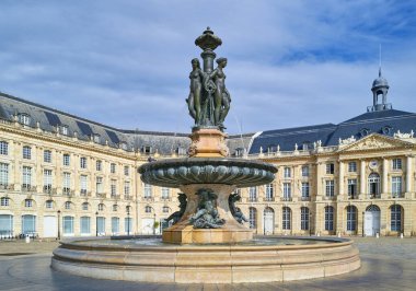 Trance, Bordeaux, the Three Graces fountain in the Stock Exchange square