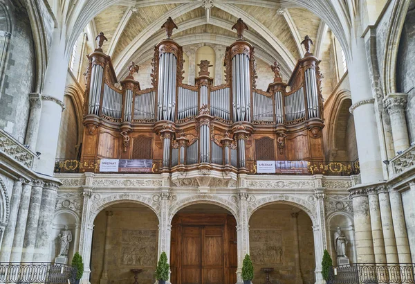Bordeaux France August 2019 Organ Andrew Cathedral — Stockfoto