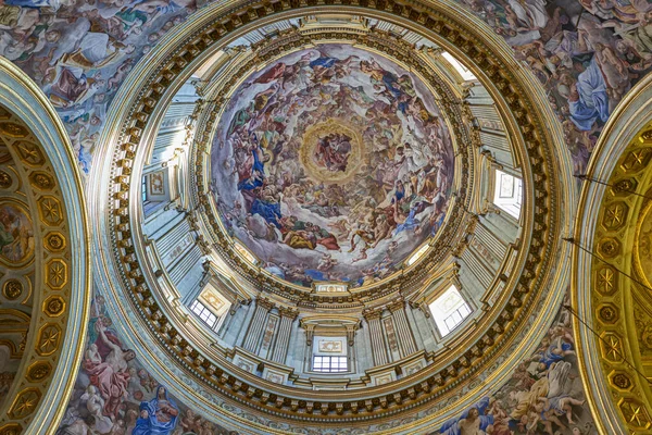 Неаполь Италия 2019 Внутри Купола Собора Санта Мария Ассунта Известный — стоковое фото