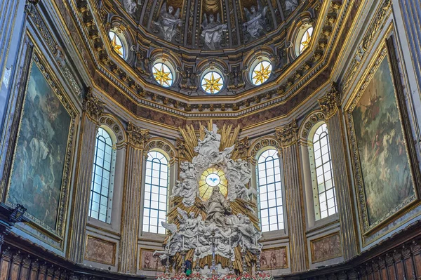 Neapel Italien März 2019 Die Heilige Kunst Inneren Der Kathedrale — Stockfoto