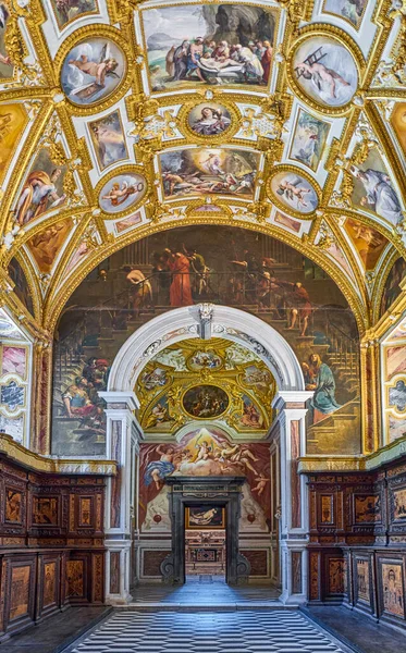 Nápoly Olaszország 2019 Július San Martino Charterhouse Templomának Sekrestye — Stock Fotó