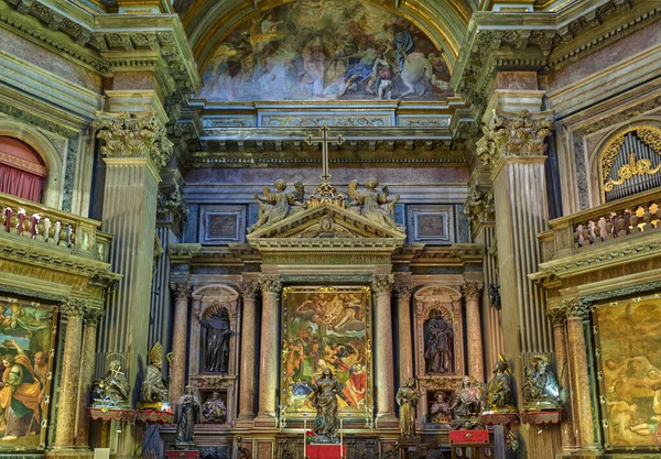 이탈리아 나폴리 2019 젠나로 대성당으로 알려진 마리아 대성당 내부의 — 스톡 사진