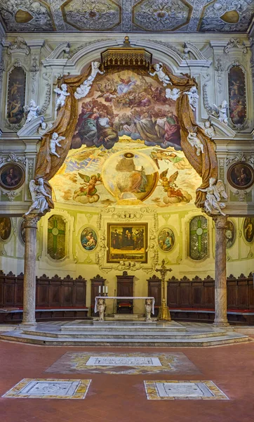 意大利那不勒斯 2019年3月28日 圣玛丽亚 阿斯松塔主教座堂小礼拜堂 旧称圣根纳罗主教座堂 — 图库照片