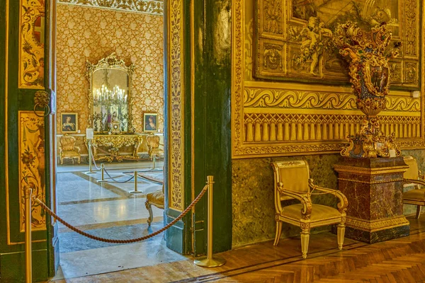 Nápoly Olaszország 2019 Március Királyi Palota Királyi Apartmanjai — Stock Fotó