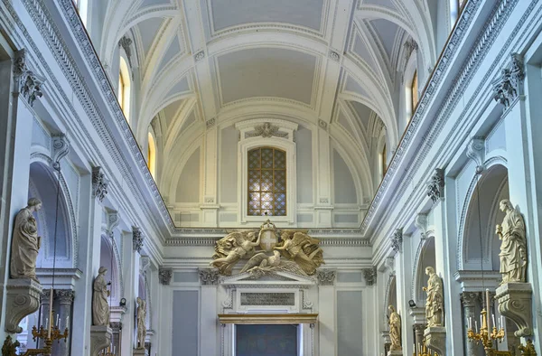 Palermo Italië Oktober 2022 Zijbeuken Van Basiliek Van Heilige Maagd — Stockfoto