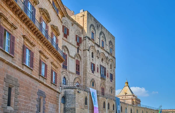 Palermo Italië Oktober 2022 Uitzicht Het Normandische Paleis Ook Bekend — Stockfoto