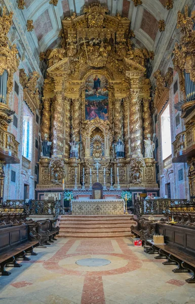 Porto Portugal April 2023 Main Altar Porto Cathedral Cathedral Assumption — Stock Photo, Image