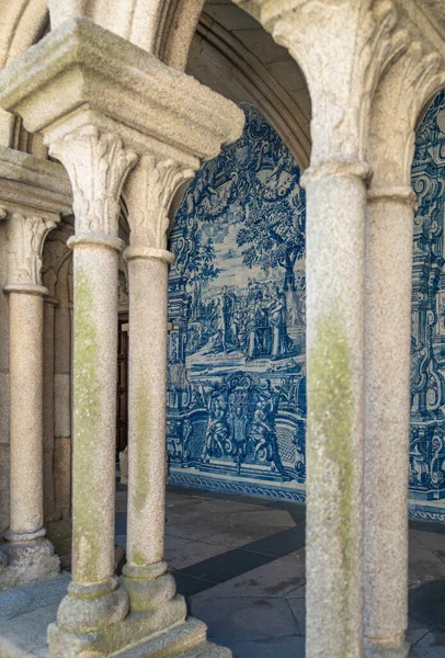Porto Portugal April 2023 Cloister Porto Cathedral Cathedral Assumption Our — Stock Photo, Image