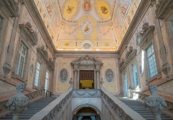 Πόρτο Πορτογαλία Απριλίου 2023 Μεγάλη Σκάλα Εισόδου Γρανίτη Ζωγραφική Και — Φωτογραφία Αρχείου