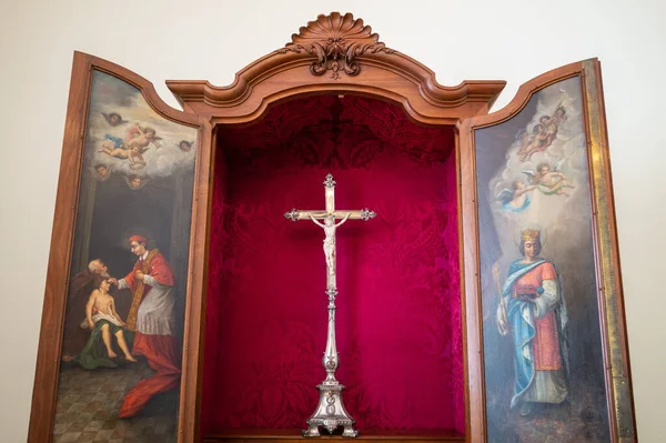 Porto Portugal April 2023 Detail Altar Piece Hall Bishop Palace — Stock Photo, Image