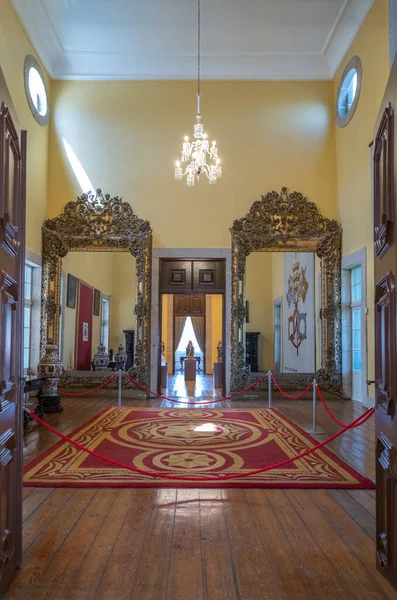 Porto Portugalia Kwietnia 2023 Sala Luster Pałacu Biskupów — Zdjęcie stockowe