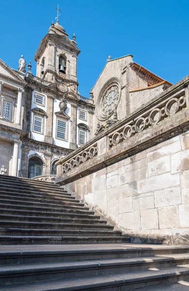 Oporto Portugal Fachada Campanario Iglesia Convento San Francisco —  Fotos de Stock