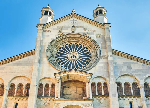 Modena Italië Belangrijkste Gevel Van Kathedraal — Stockfoto