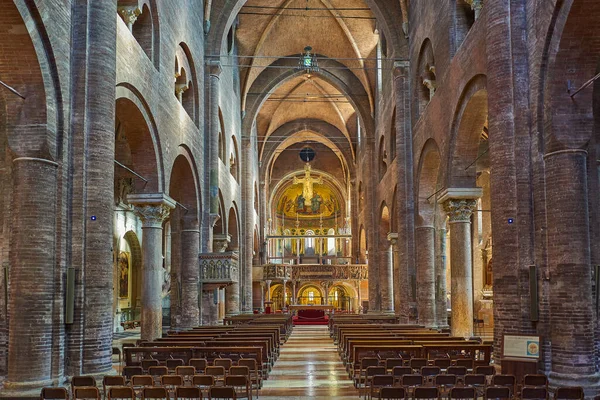 Modena Italië Maart 2019 Het Schip Van Kathedraal — Stockfoto
