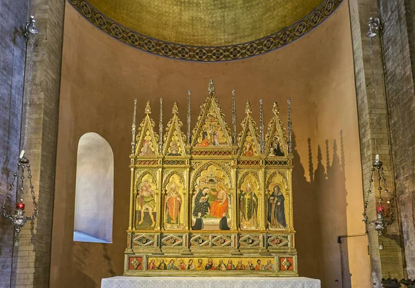 Modena Itálie Března 2019 Kaple Katedrály Polyptyčem Čtrnáctého Století Serafina — Stock fotografie