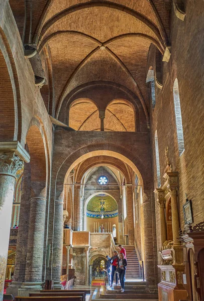 Modena Italië Maart 2019 Zicht Het Zijschip Van Kathedraal — Stockfoto