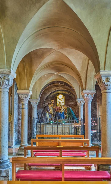Modena Itálie Března 2019 Kaple Svátosti Hrobka Geminiana Katedrále — Stock fotografie