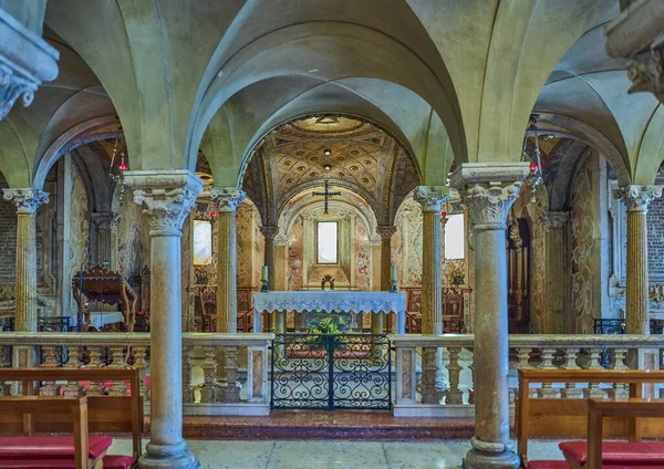 Modena Marzo 2019 Cappella Del Sacramento Tomba Geminiano Cattedrale — Foto Stock