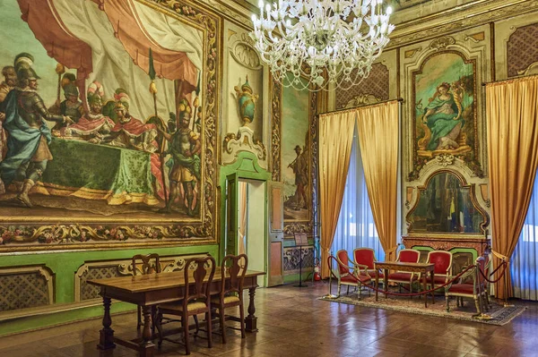 Modena Talya Mart 2019 Belediye Sarayı Duvar Halıları Odası — Stok fotoğraf