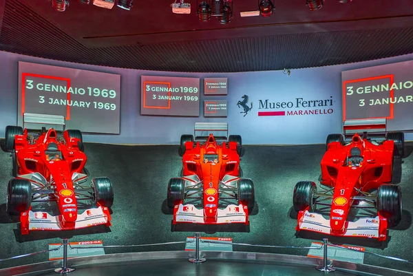 Maranello Talya Mart 2019 Ferrari Müzesi 2000 Lerden Formula — Stok fotoğraf