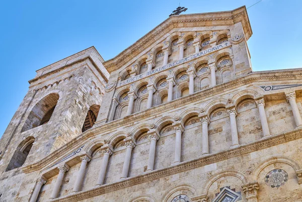 Италия Сардиния Кальяри Фасад Собора Святой Марии — стоковое фото