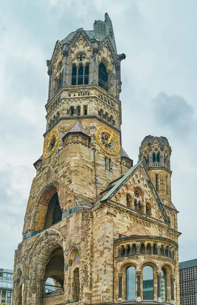 Berlijn Duitsland Iew Van Kaiser Wilhelm Gedenkteken Kerk — Stockfoto