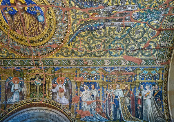 Berlino Germania Juky 2019 Mosaici Dell Ingresso Della Chiesa Commemorativa — Foto Stock