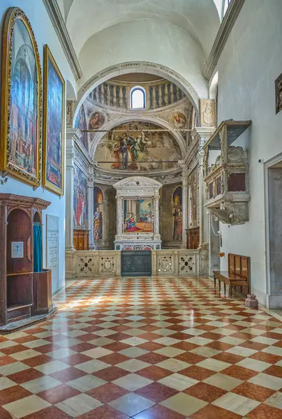 Treviso Italy September 2022 Cathedral Peterthe Malchiostro Chapel Altarpiece Tiziano — Stock Photo, Image
