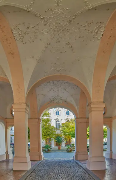 Salzburg Austria October 2022 Decorated Portico Mirabell Palace Garden — Stock Photo, Image