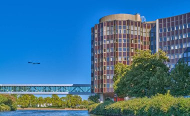 Strasbourg, Fransa, Avrupa Parlamient bölgesi. Churchill binası.