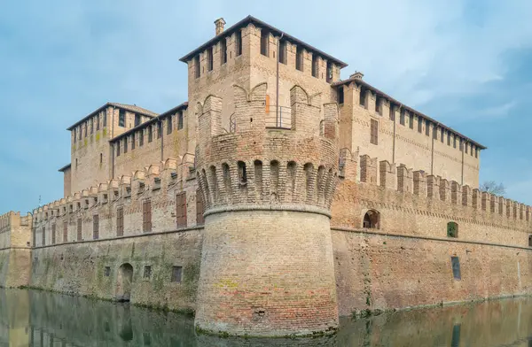Fontanellato Italia Febrero 2023 Fortaleza Medieval Sanvitale — Foto de Stock