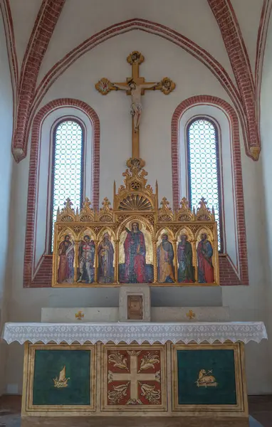 Monselice Italy นาคม 2023 ชาท ชาทองค าของโบสถ โบสถ โบราณของ Santa รูปภาพสต็อก