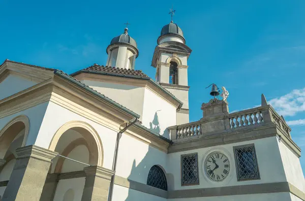 มอนเซล ตาล มมองด านบนของโบสถ San Giorgio ผนวกก Villa Duodo ภาพถ่ายสต็อกที่ปลอดค่าลิขสิทธิ์