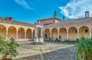 Teolo, İtalya, Benedectine Manastırı Praglia 'lı Santa Maria Assunta