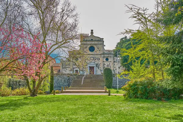 Stock image Teolo, Italy, the curch of The Benedectine  Abbey  Santa Maria Assunta of Praglia