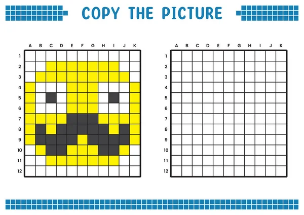 Copie a imagem desenhar quadrados jogo para crianças pequenas desenhar