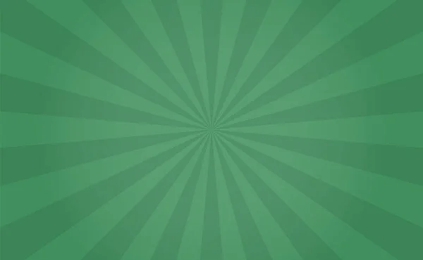 Fond Explosion Abstrait Dégradé Couleur Verte Effet Éblouissement Soleil Rayonne — Image vectorielle