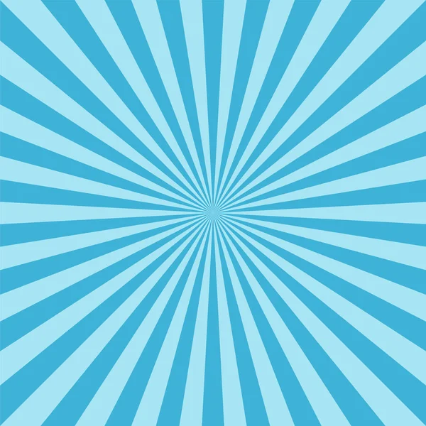 Fond Explosion Abstrait Couleur Bleu Dégradé Effet Éblouissement Soleil Rayonne — Image vectorielle