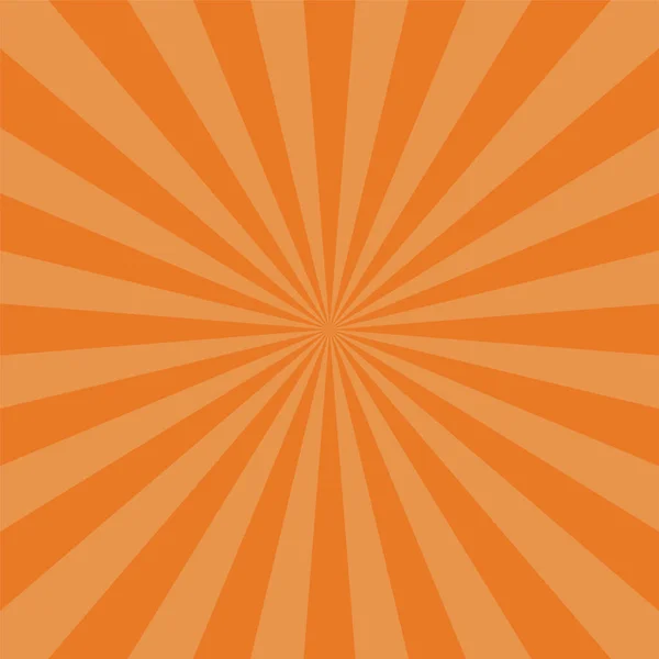 Fond Explosion Abstrait Dégradé Couleur Orange Effet Éblouissement Soleil Rayonne — Image vectorielle